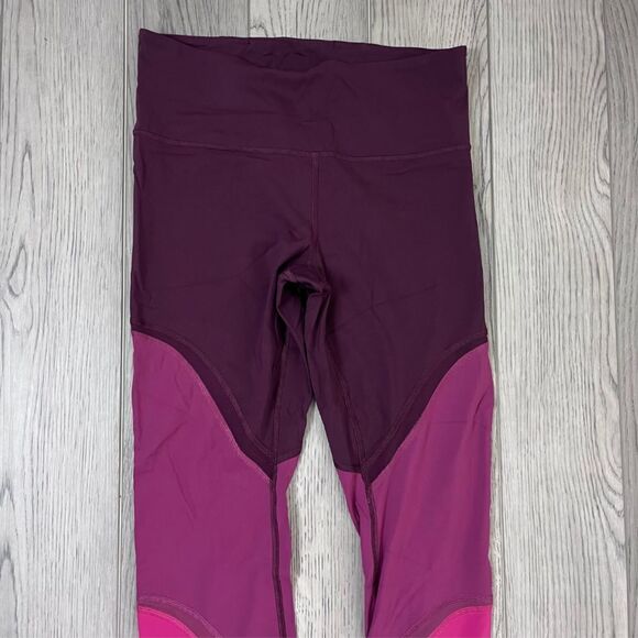 Lululemon Women Size 8 Colour Me Ombre Colorblock Tight Athletic Pullon Leggings - Picture 3 of 7